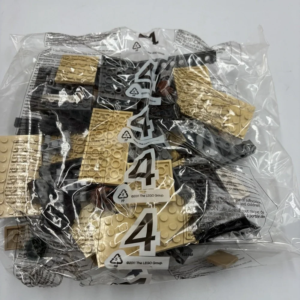 Lego Ninjago 2507 Fire Temple - Incomplete Read! Partial